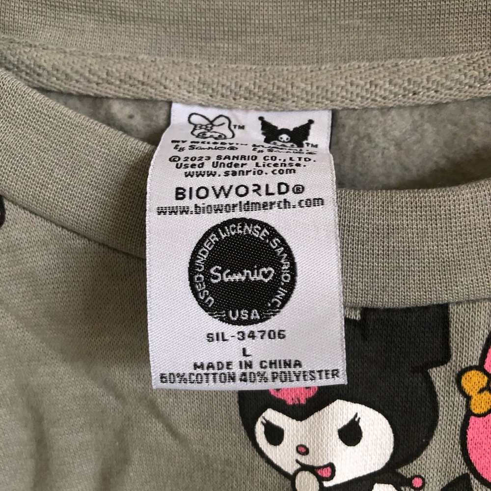 Sanrio My Melody And Kuromi Sweatshirt - Gem